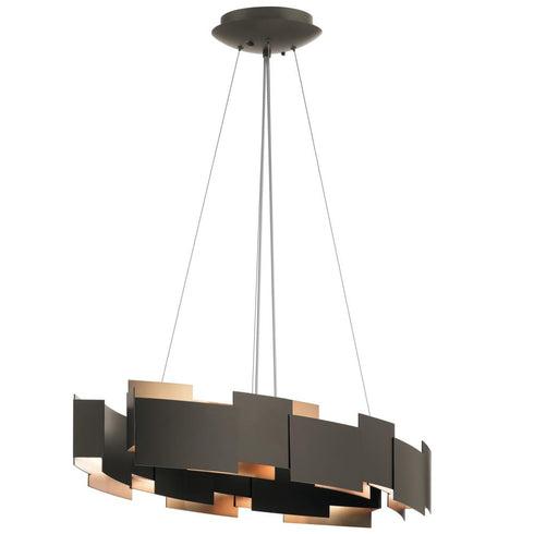 Kichler Moderne LED Oval Chandelie Pendant Model: 42993OZLED