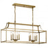 Kichler Morrigan 8 Light Linear Chandelier Model: 42497NI