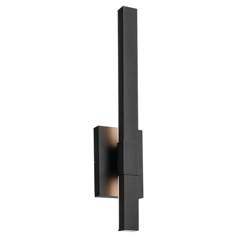 Kichler Nocar Outdoor Wall 1 Light in Black Textured Finish Model: 59144BKT