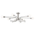Kichler Ocala Semi Flush 6 Light in Black Finish Model: 52602BK