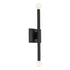 Kichler Odensa Wall Sconce 2 Light in Black Finish Model: 52556BK