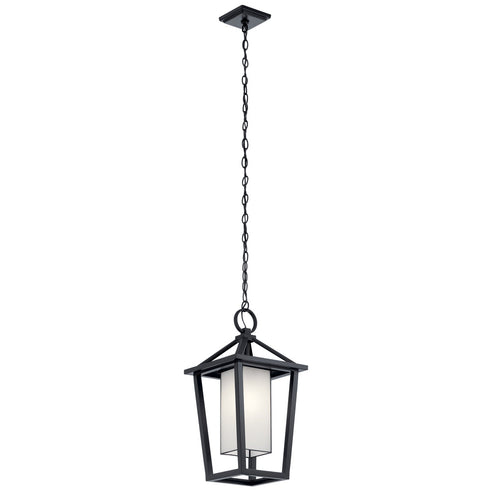 Kichler Pai 1 Light Outdoor Pendant Model: 49879BK