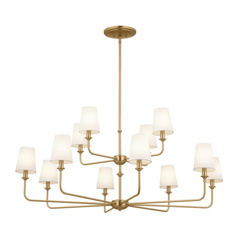 Kichler Pallas 12 Light Chandelier Model: 52518PN