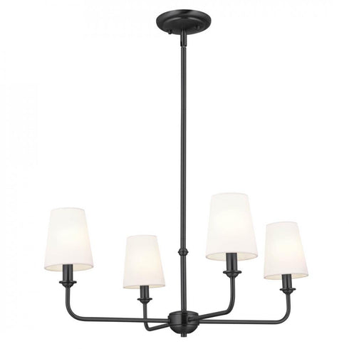 Kichler Pallas 4 Light Mini Chandelier Model: 52520BK