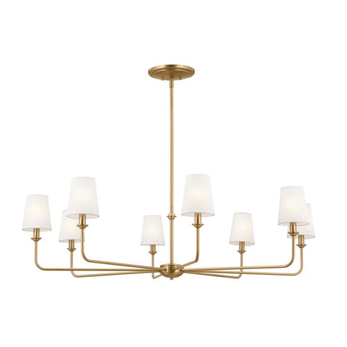 Kichler Pallas 8 Light Chandelier Model: 52517BNB