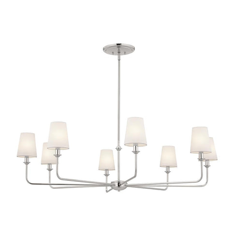 Kichler Pallas 8 Light Chandelier Model: 52517BNB