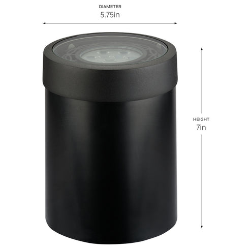 Kichler PAR 36 Well Brass Trim in Black Brass Finish Model: 15507BKB