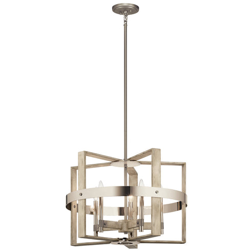Kichler Peyton 5 Light Chandelier Model: 44290WWW