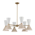 Kichler Phix Chandelier 12 Light in Champagne Bronze Finish Model: 52566CPZBK