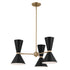 Kichler Phix Chandelier 6 Light in Champagne Bronze Finish Model: 52565CPZBK