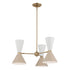 Kichler Phix Chandelier 6 Light in Champagne Bronze Finish Model: 52565CPZBK