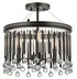 Kichler Piper 3 Light Semi Flush Model: 43726CH