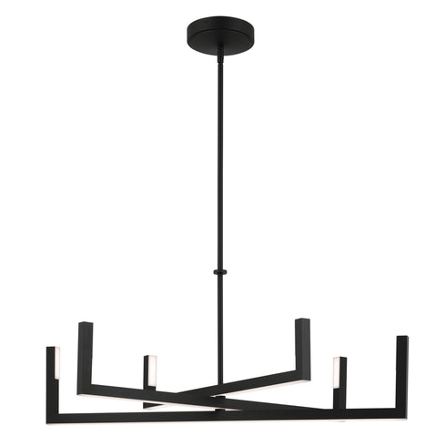 Kichler Priam Chandelier LED in Matte Black Finish Model: 84328MBK