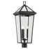 Kichler Regence Outdoor Post Light 3 Light in Black Textured Finish Model: 59129BKT