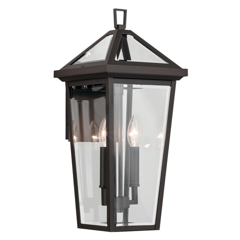 Kichler Regence Outdoor Wall 2 Light in Black Textured Finish Model: 59126BKT