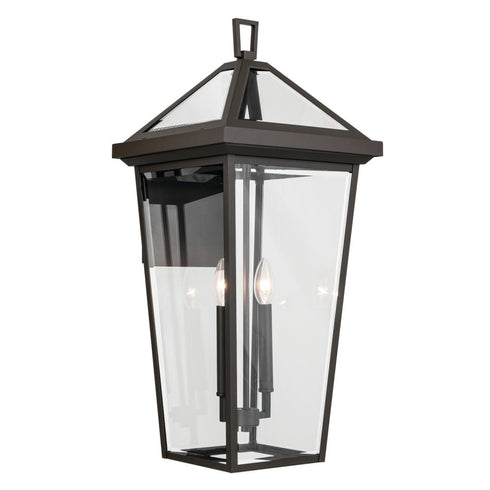 Kichler Regence Outdoor Wall 2 Light in Black Textured Finish Model: 59127BKT