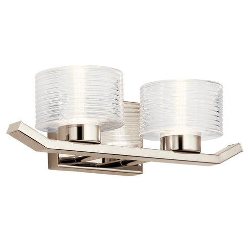 Kichler Ridgewood 2 Light LED Bath Model: 45722PNLED