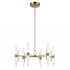 Kichler Riven Chandelier Medium 12 Light in Black Finish Model: 52752BKLED