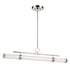 Kichler Riven Linear Chandelier Extra Large in Black Finish Model: 52753BKLED