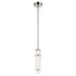 Kichler Riven Mini Pendant 1 Light in Black Finish Model: 52755BKLED