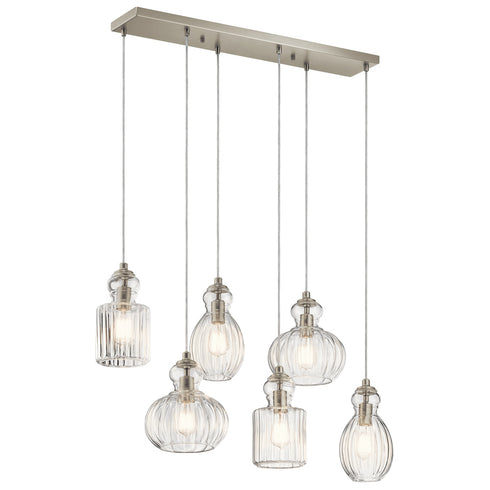 Kichler Riviera 6 Light Linear Chandelier Model: 43950OZ