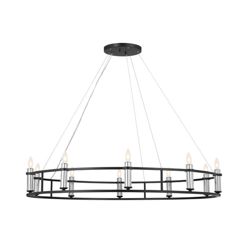 Kichler Rosalind 10 Light Chandelier Model: 52491BK