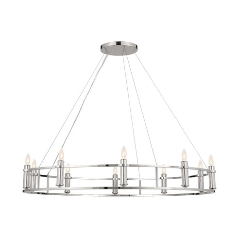 Kichler Rosalind 10 Light Chandelier Model: 52491BK
