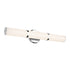 Kichler Rosh 24.25 Inch Bath Bar Medium LED with White Glass in Black Model: 55188BKLED