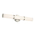 Kichler Rosh 24.25 Inch Bath Bar Medium LED with White Glass in Black Model: 55188BKLED