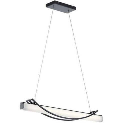 Kichler Rowan LED Linear Chandelier Model: 84125MBK