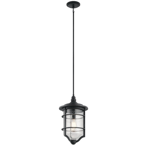 Kichler Royal Marine 1 Light Outdoor Pendant Model: 49145DBK