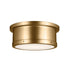 Kichler Serca 2 Light Flush Mount Model: 52540BNB