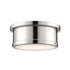 Kichler Serca 2 Light Flush Mount Model: 52540BNB