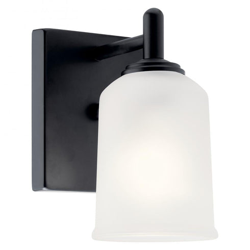 Kichler Shailene™ 1 Light Wall Sconce Brushed Model: 45572BK
