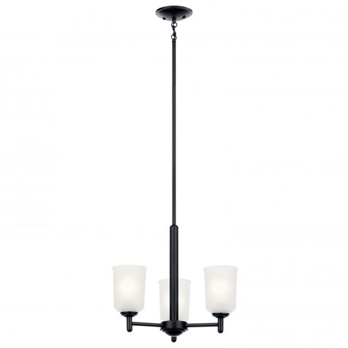 Kichler Shailene™ 3 Light Mini Chandelier Olde Model: 43670BK