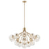 Kichler Silvarious Chandelier Convertible 16 Light in Black Finish Model: 52702BK