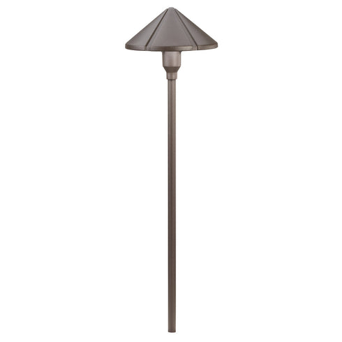 Kichler Six Groove Path & Spread 1 Light 12v Model: 15326AZT