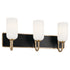 Kichler Solia Bath 3 Light in Champagne Bronze Finish Model: 55163CPZ