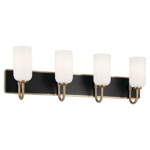 Kichler Solia Bath 4 Light in Champagne Bronze Finish Model: 55164CPZ