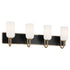Kichler Solia Bath 4 Light in Champagne Bronze Finish Model: 55164CPZ