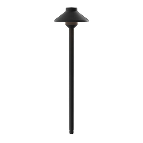 Kichler Stepped Dome 12v 3000k Path Light Textured Model: 15820BKT30