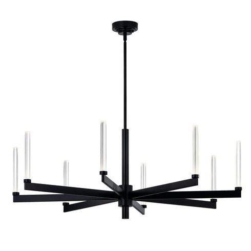 Kichler Sycara Chandelier 8 Light in Black Finish Model: 52668BK