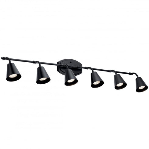 Kichler Sylvia 6 Light Rail Light Model: 52130BK