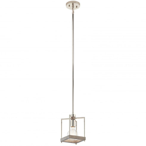 Kichler Tanis Pendant 1 Light in Distressed Antique Gray Finish Model: 52093DAG