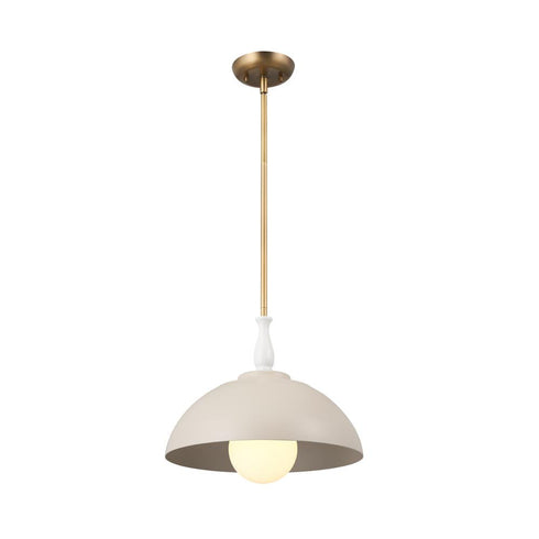 Kichler Thera 14 Inch 1 Light Pendant Greige Model: 52476GRG