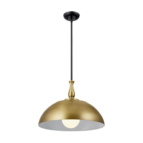 Kichler Thera 18 Inch 1 Light Pendant Natural Brass Model: 52477NBR
