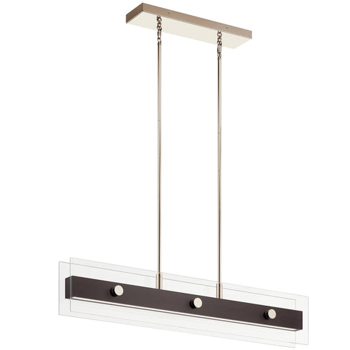 Kichler Tig LED Linear Chandelier Model: 44344WNWLED