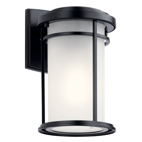 Kichler Toman 1 Light Outdoor Wall Model: 49686BK