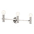 Kichler Torche Bath 3 Light in Brushed Nickel Finish Model: 55157NI
