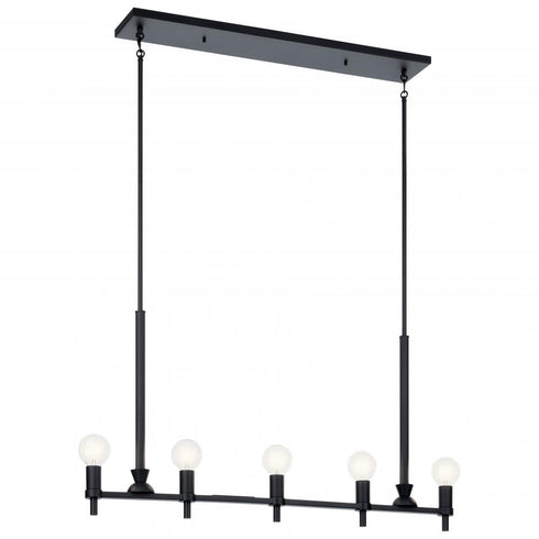 Kichler Torvee™ 42 Inch 5 Light Linear Model: 52425BK